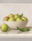 "Apples in White Bowl" Fine Art Print