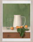 "Apricots With White Jug" Fine Art Print