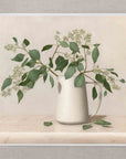 "Eucalyptus in White Jug" Fine Art Print