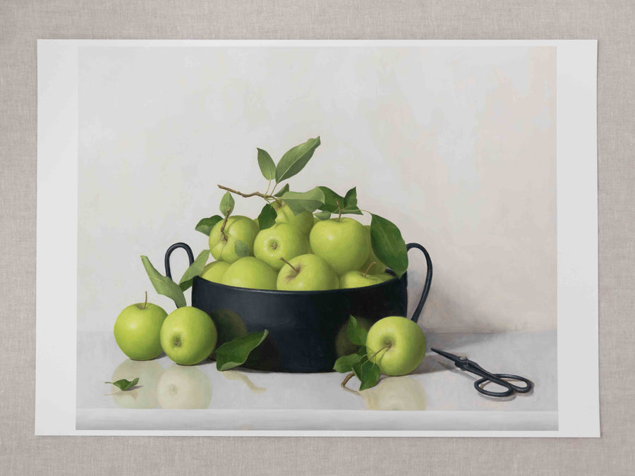 "Golden Delicious With Scissors" Fine Art Print