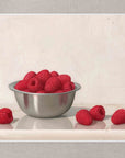 "Raspberries Silver Bowl" Fine Art Print