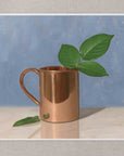 "Rose Leaves Copper Mug" Fine Art Print